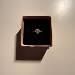 Pandora Gold Heart Ring